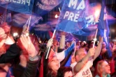 Des partisans de Marine Le Pen, le 23 avril 2017 à Hénin-Beaumont dans le Pas-de-Calais