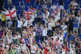 Les supporters anglais fêtent la victoire de leur équipe face à l'Ukraine, à Rome, le 3 juillet 2021