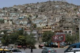 Scène de rue à Kaboul, tout juste reprise par les talibans, le 18 août 2021
