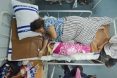 Dinar, le 6 octobre 2018 sur le navire-hôpital où elle a pu donner naissance à sa fille après le terrible séisme doublé d'un tsunami qui a frappé la ville de Palu sur l'île des Célèbes en Indonésie