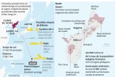 Carte actualisée de Guam, territoire américain menacé par la Corée du Nord 