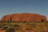 Le rocher d'Uluru, le 11 octobre 2013 dans le parc national Uluru-Kata, en Australie