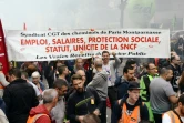 Manifestation de cheminots le 6 juin 2016 à Paris