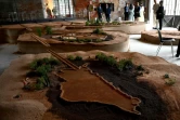 Le pavillon du Bahreïn à la Biennale d'architecture de Venise le 18 mai 2023
