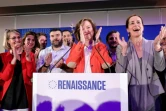 Nathalie Loiseau applaudit après l'annonce des résultats aux Européennes, le 26 mai 2019 à la Mutualité à Paris