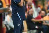 L'entraîneur de la Lazio, Maurizio Sarri, durant le match de Ligue Europa contre Galatasaray, au Ali Sami Yen Sports Complexe d'Istanbul le 16 septembre 2021