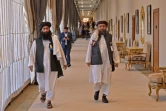 Des membres de la délégation des talibans à Doha pour la signature d'un accord avec les Etats-Unis, le 29 février 2020