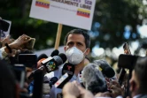 Le leader de l'opposition vénézuélienne Juan Guaido lors d'une journée de "consultation populaire", le 12 décembre 2020 à Caracas