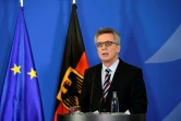 Le ministre allemand de l'Intérieur Thomas de Maizière lors d'une conférence de presse à Berlin, le 23 décembre 2016