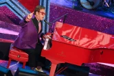 Elton John en concert à Hollywood, en février 2020 en Californie