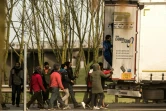 Intrusion de migrants dans un camions le 17 décembre 2015 près de Calais