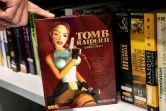 Le jeu vidéo Tomb Raider de la collection Charles Cros exposé à la Bibliothèque nationale de France (BnF), le 4 août 2022 à Paris