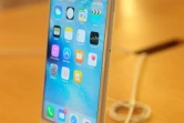 L'iPhone 6s plus dans un Apple Store à Paris le 25 septembre 2015