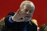L'ancien président brésilien Luiz Inacio Lula Da Silva, lors d'un congrès à Sao Paulo, le 5 mai 2017