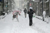 Madrid sous la neige, le 9 janvier 2021