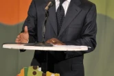 Kofi Annan prononce un discours le 2 septembre 2010 à Accra, au Ghana 