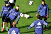 L'entraînement du Real à la veille du match de la Coupe du Roi face à Séville, le 3 janvier 2017 à Madrid