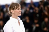 L'actrice allemande Sandra Hüller pose devant les photographes pour le film "The Zone Of Interest" lors de la 76e édition du Festival de Cannes, le 20 mai 2023