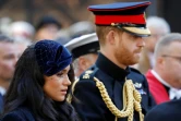 Le Prince Harry et sa femme Meghan lors d'une cérémonie officielle le 7 novembre 2019