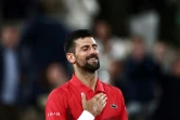Le Serbe Novak Djokovic en quarts de finale de Roland-Garros  le 4 juin 2025 à Paris
