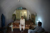 Ameer Ullah Khan, un habitant du village de Hasan Abdal, dans une grotte aménagée, le 6 octobre 2018 au Pakistan
