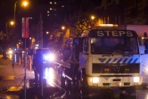 Un raid de la police belge dans le quartier de Molenbeek à Bruxelles, en lien avec les attentats de Paris le 14 novembre 2015