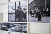 Des photos exposées au nouveau musée consacré aux exilés, le 25 juin 2022 à Oksbøl, au Danemark