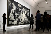 Le tableau de Picasso "Guernica" au Musée Reina Sofia de Madrid le 24 mars 2017