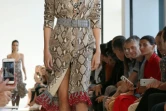Imprimé python pour un modèle de la collection d'Altuzarra lors de la Fashion Week le 11 septembre 2016 à New York