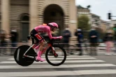 L'Australien Jai Hindley (Sunweb) lors de la dernière étape du Tour d'Italie, le 25 octobre 2020 à Milan