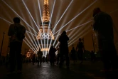 La tour Eiffel lors de la cérémonie d'ouverture des Jeux de Paris, le 26 juillet 2024