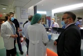 L'urgentiste Nour al-Jalbout lors de sa garde à l'hôpital de l'université américaine de Beyrouth (AUB), le 17 mars 2021