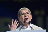 L'ex-Première ministre ukrainienne et candidate à la présidentielle Ioulia Timochenkoand lors d'un meeting à Kiev, le 29 mars 2019