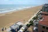 La plage de Jesolo, à l'est de Venise, le 12 mai 2020 en Italie