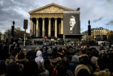 La cérémonie d'hommage à Johnny Hallyday à la Madeleine à Paris le 9 décembre 2017