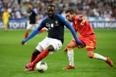 Le défenseur des Bleus, Jonathan Ikoné (g), lors du match de qualification à l'Euro 2020 face à Andorre, au Stade de France, le 10 septembre 2019