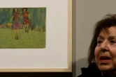 Nelly Toll, survivante du génocide, le 25 janvier 2016 à l'exposition  "L'Art de l'Holocauste" à Berlin