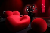 La Mamma Chair" du designer italien Gaetano Pesce (édition 1973-88 de l'original de 1969) exposée au Design Museum de Londres, le 13 octobre 2022