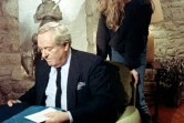 Marine Le Pen et son père à La Trinité-sur-Mer (Morbihan) le 17 décembre 1987