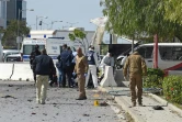 Sur les lieux du double attentat suicide à Tunis, le 6 mars 2020