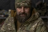 Oleksandre, commandant d'une unité du bataillon Aïdar, originaire de Crimée, dans un lieu non divulgué en Ukraine, le 12 janvier 2025