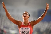 La Bahreïnie Salwa Eid Naser, championne du monde du 400 m, à Doha, le 3 octobre 2019