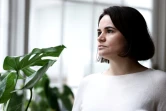 L'opposante bélarusse Svetlana Tikhanovskaïa, le 14 décembre 2021 à Bruxelles