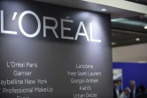 Le logo du groupe français L'Oréal à Paris le 23 novembre 2017
