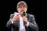 L'eurodéputé Damien Careme lors une réunion visant à lancer la campagne de La France Insoumise (LFI) pour les prochaines élections européennes, à Villepinte, au nord-ouest de Paris, le 16 mars 2024