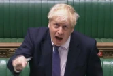 Le Premier ministre britannique à la Chambre des Communes à Londres le 21 octobre 2020