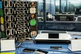 Une console de jeux Odyssey de la collection Charles Cros exposée à la Bibliothèque nationale de France (BnF), le 4 août 2022 à Paris