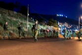 Des soldats israéliens pendant une opération "anti-terroriste" dans le camp de réfugiés de Balata, le 22 mai 2023 à Naplouse, en Cisjordanie occupée