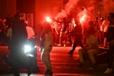 Des supporteurs du Paris Saint-Germain célèbrent la victoire de leur club le 1er juin 2025 à Paris