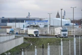 Arrivée de camions dans le port de Calais, en provenance de Grande-Bretagne, vendredi 25 décembre 202O